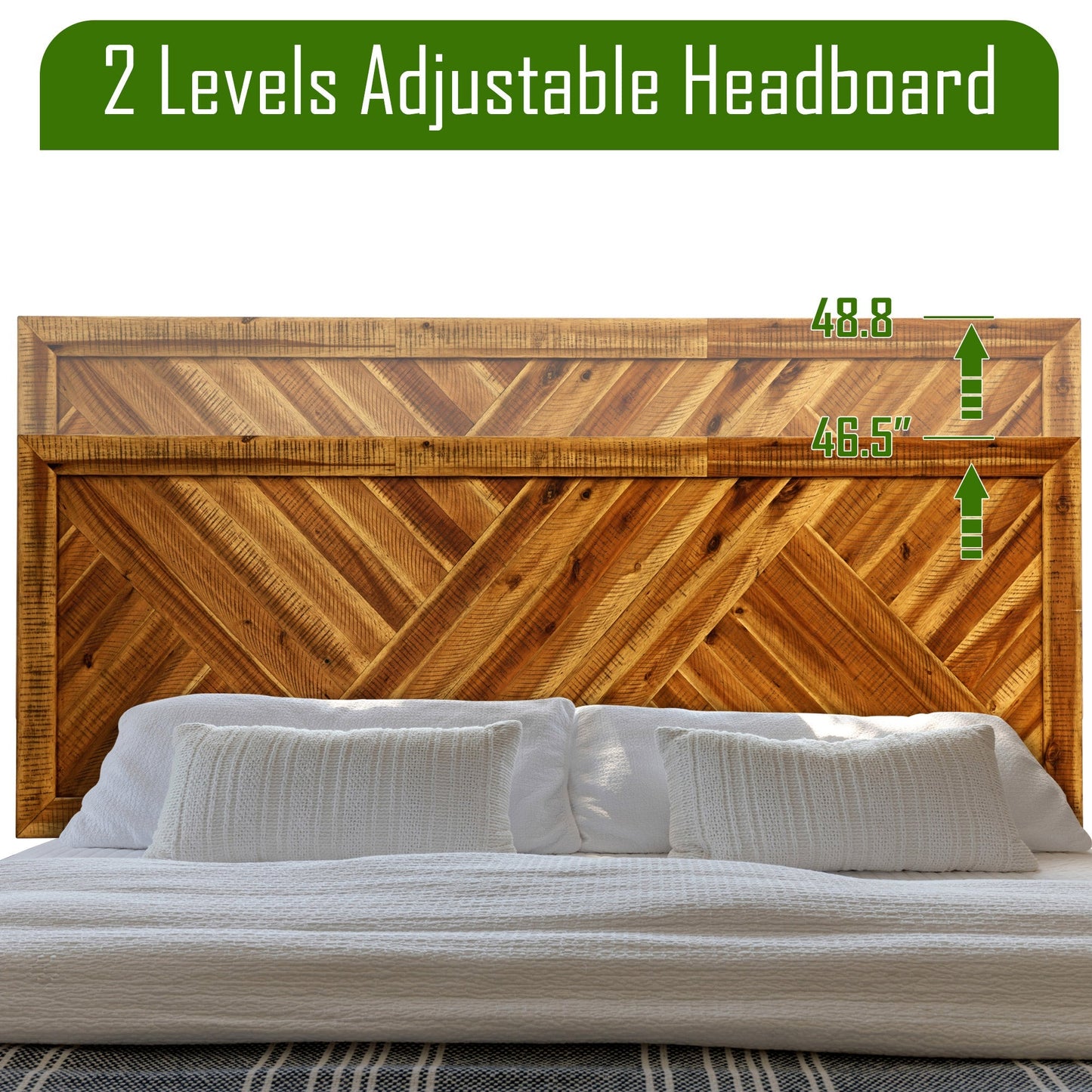 Sierra Deluxe Solid Wood Bed Frame