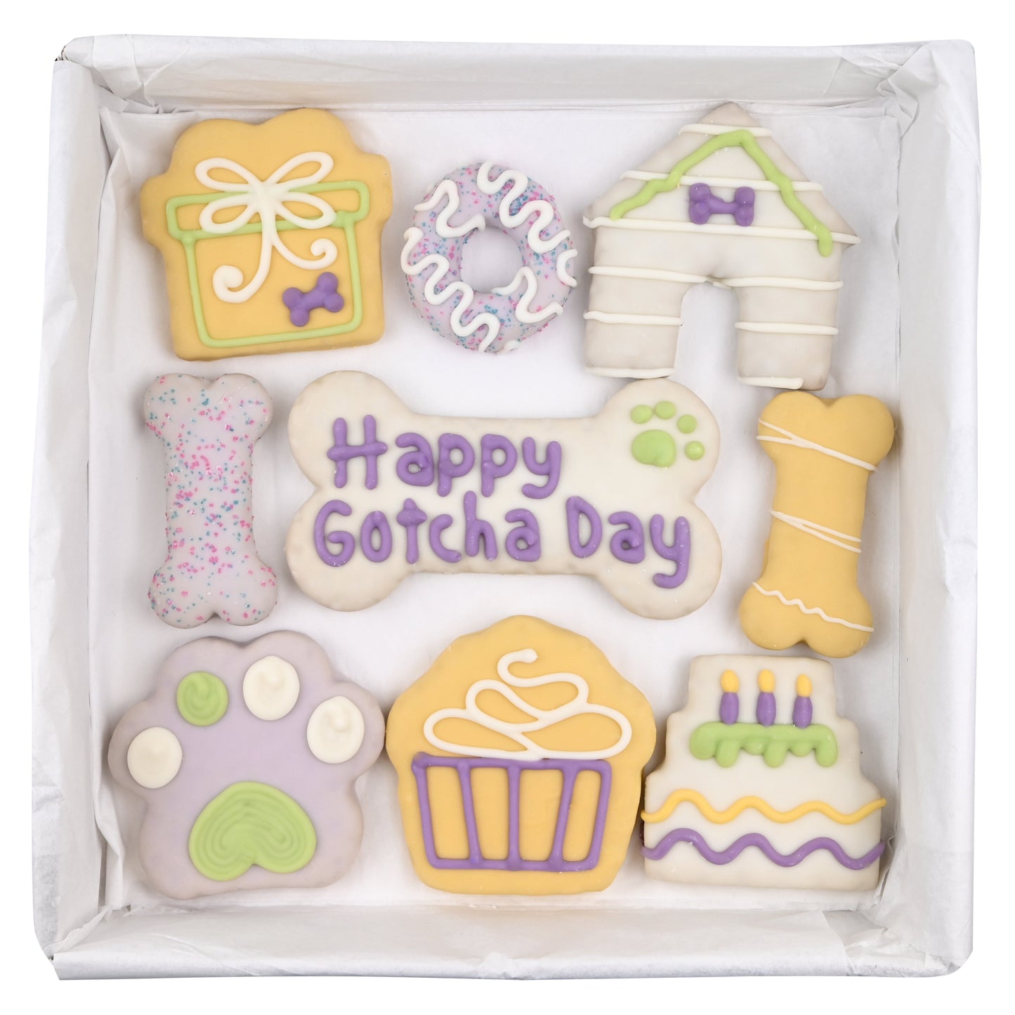 Wufers Gotcha Day Dog Cookie Box