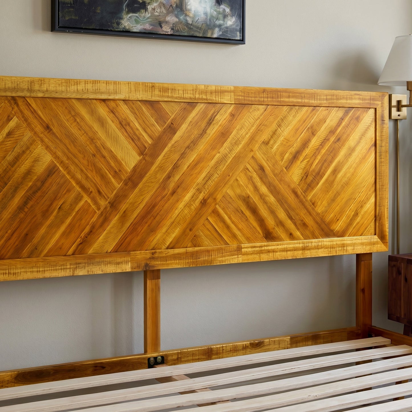 Sierra Deluxe Solid Wood Bed Frame