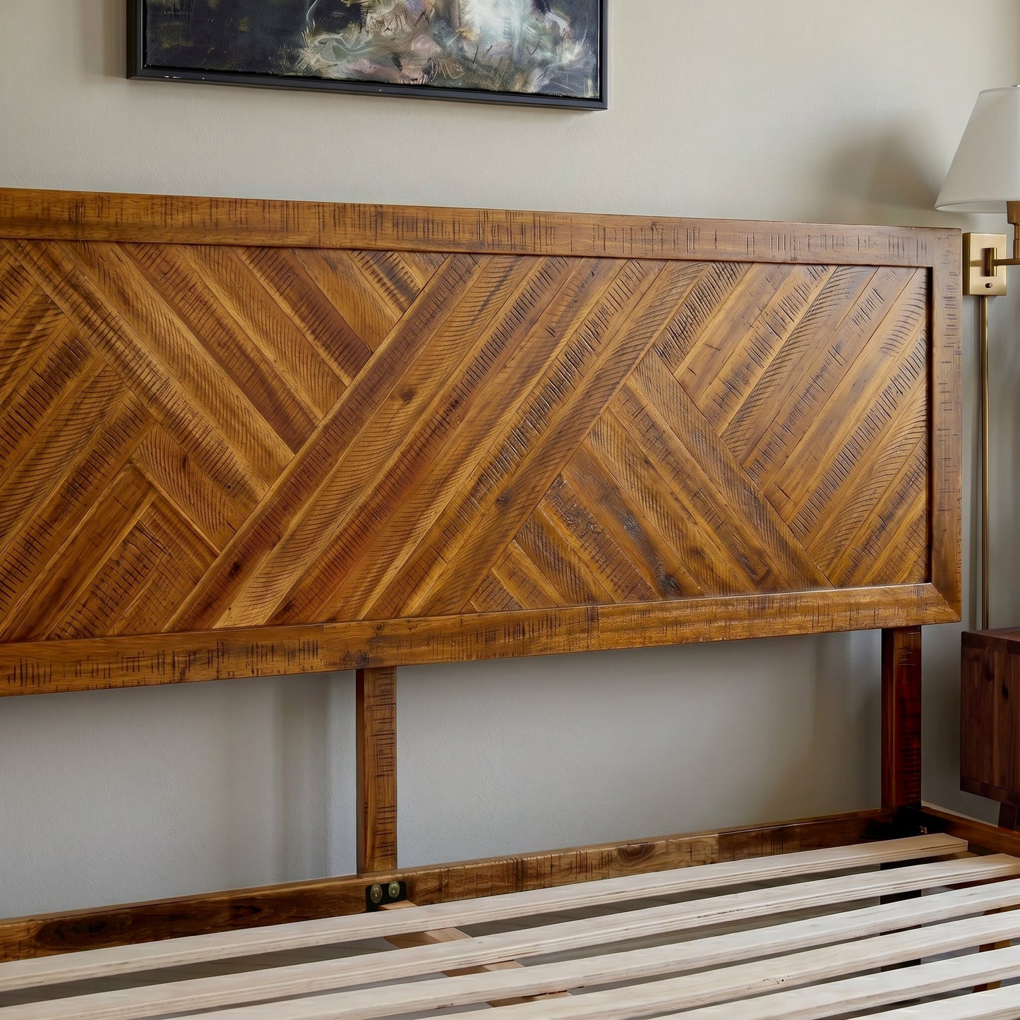 Sierra Deluxe Solid Wood Bed Frame