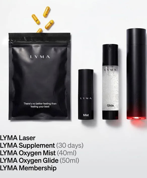 LYMA Laser Starter Kit | Clinic-Grade At-Home Cold Near-Infrared Laser for Scars, Hyperpigmentation & Skin Rejuvenation | No Downtime
