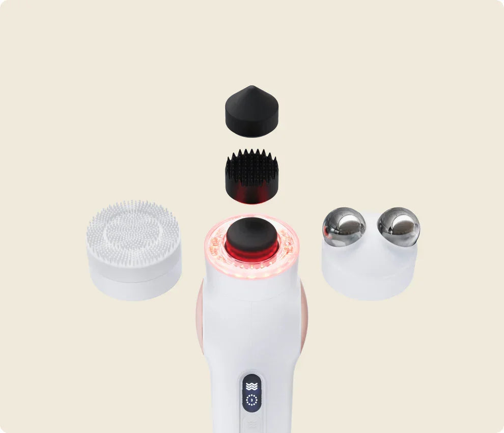 TheraFace PRO Therabody - All-in-One Facial Device with LED Light Therapy, Microcurrent & Percussive Massage