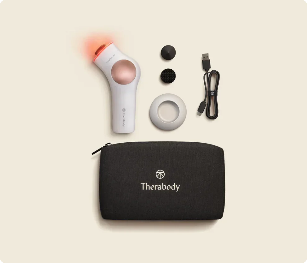 TheraFace PRO Therabody - All-in-One Facial Device with LED Light Therapy, Microcurrent & Percussive Massage