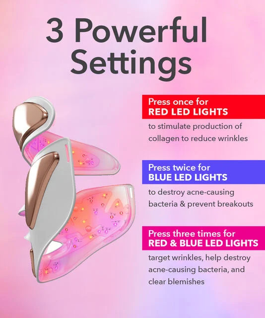 Dr. Dennis Gross DRx SpectraLite FaceWare Pro - Professional LED Light Therapy Mask with Red, Blue & Infrared