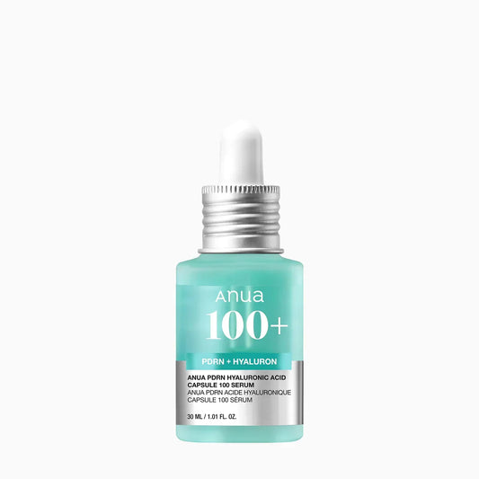 Anua PDRN Hyaluronic Acid Capsule 100 Serum - Plumping Glow Serum with PDRN, Hyaluronic Acid & Collagen