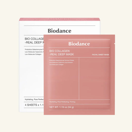 Biodance Bio-Collagen Real Deep Mask - Overnight Hydrogel Mask for Intense Hydration, Firming & Glow