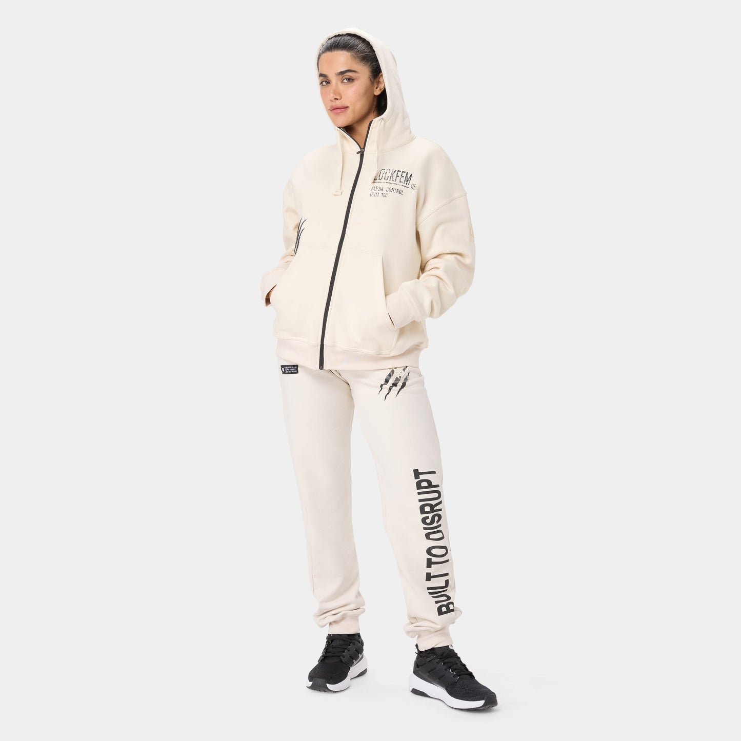 LOCKFEM_05 HOODIE — TACTICAL BEIGE