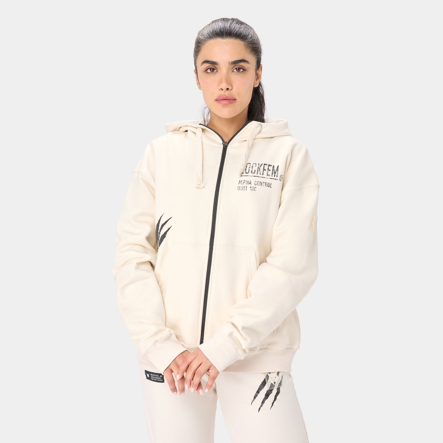 LOCKFEM_05 HOODIE — TACTICAL BEIGE