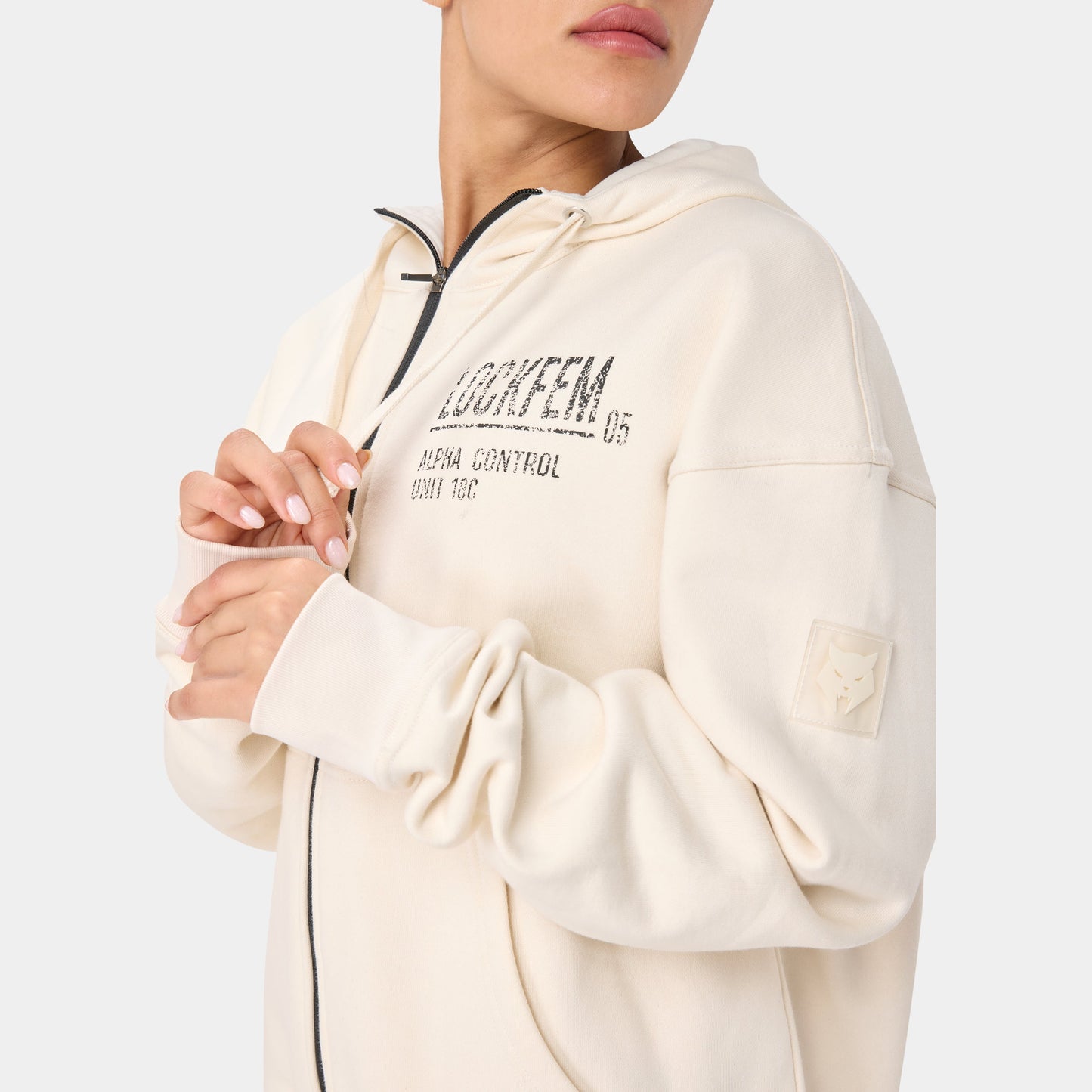 LOCKFEM_05 HOODIE — TACTICAL BEIGE