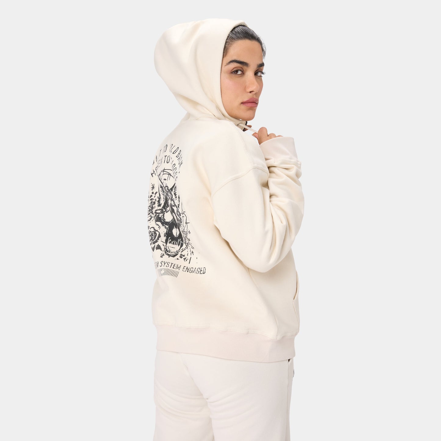 LOCKFEM_05 HOODIE — TACTICAL BEIGE