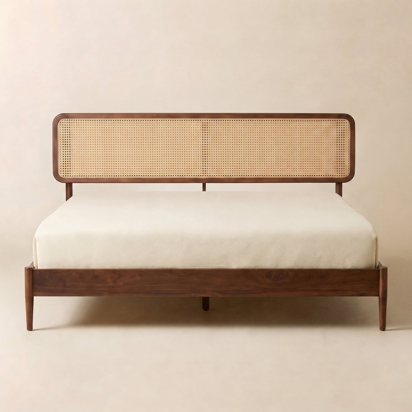 Lupin Natural Rattan Bed Frame