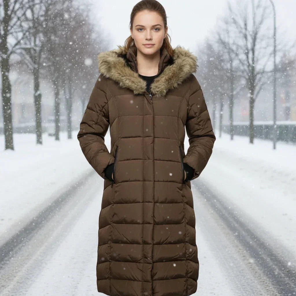 Manteau long et chaud