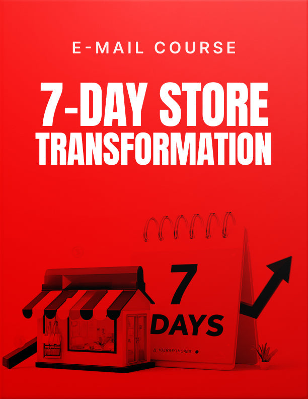 7-day Store Transformation - Email Course