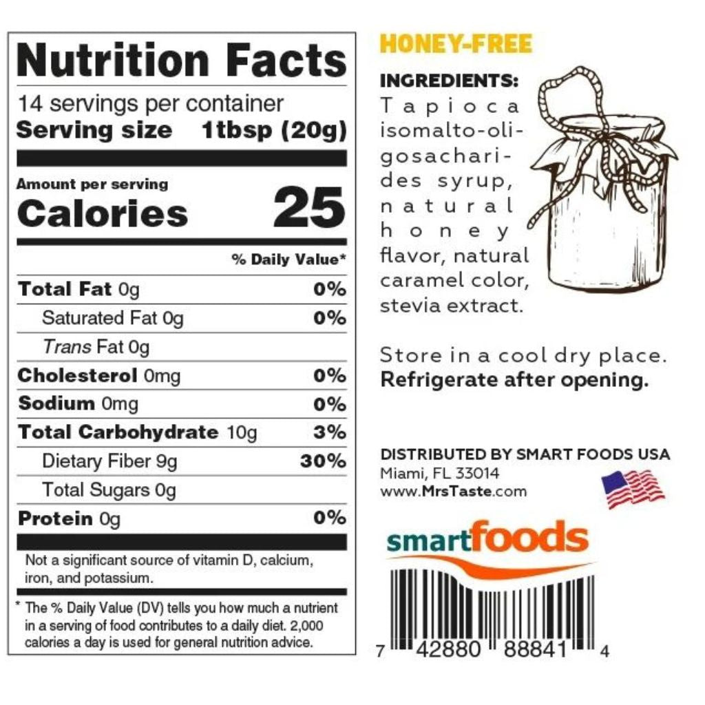 Mrs Taste LOW CALORIE SYRUPS, 280g