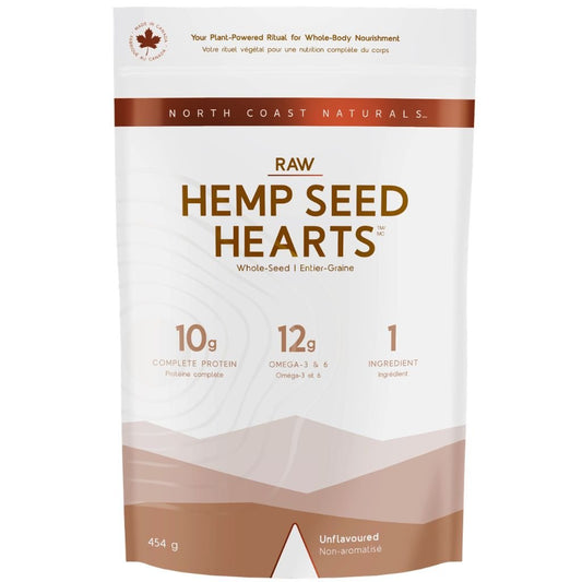 North Coast Naturals RAW HEMP SEED HEARTS, 454g