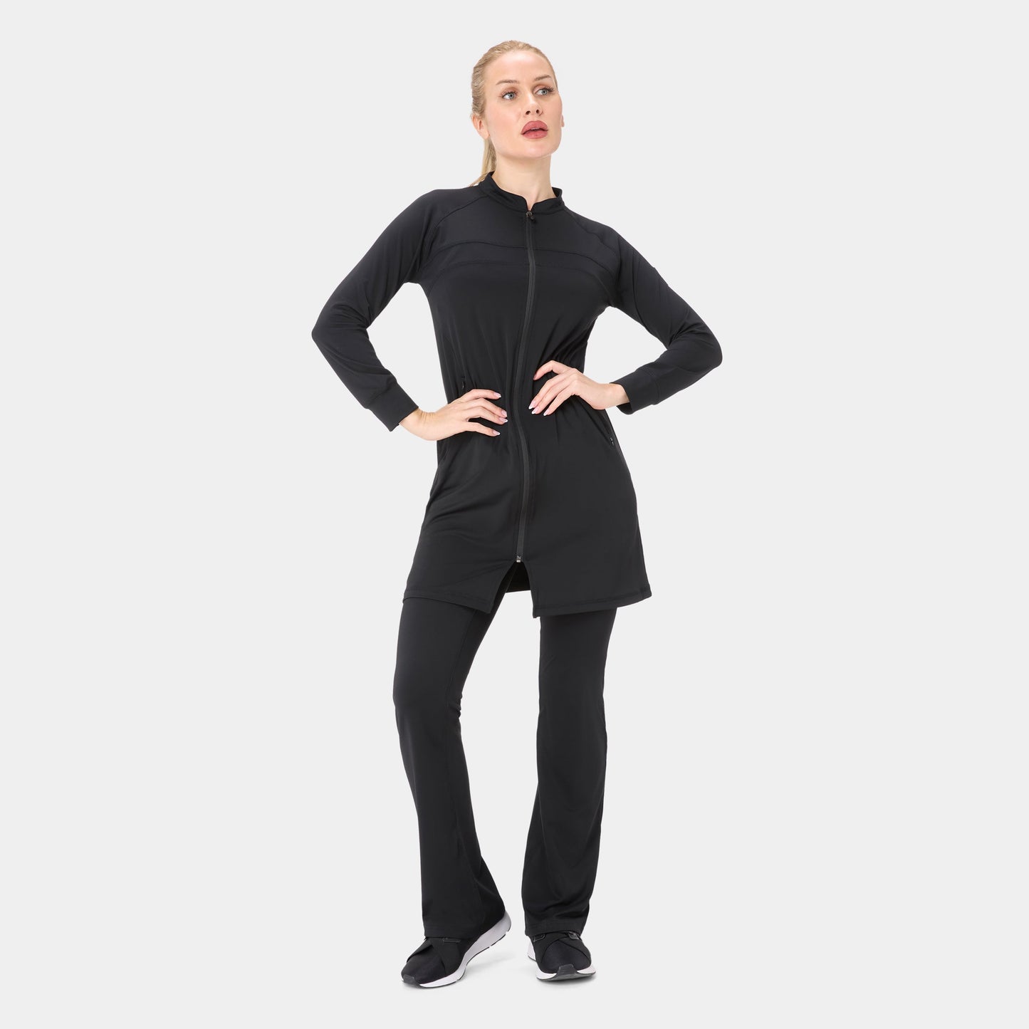 Onyx Raglan Top - War Black