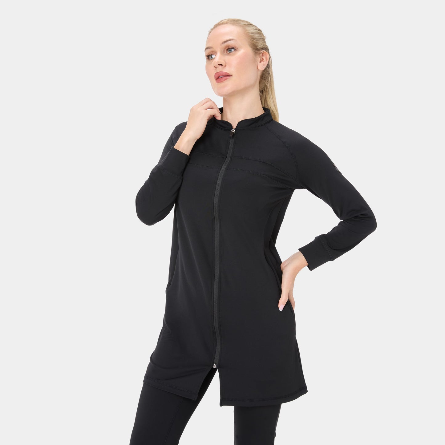 Onyx Raglan Top - War Black