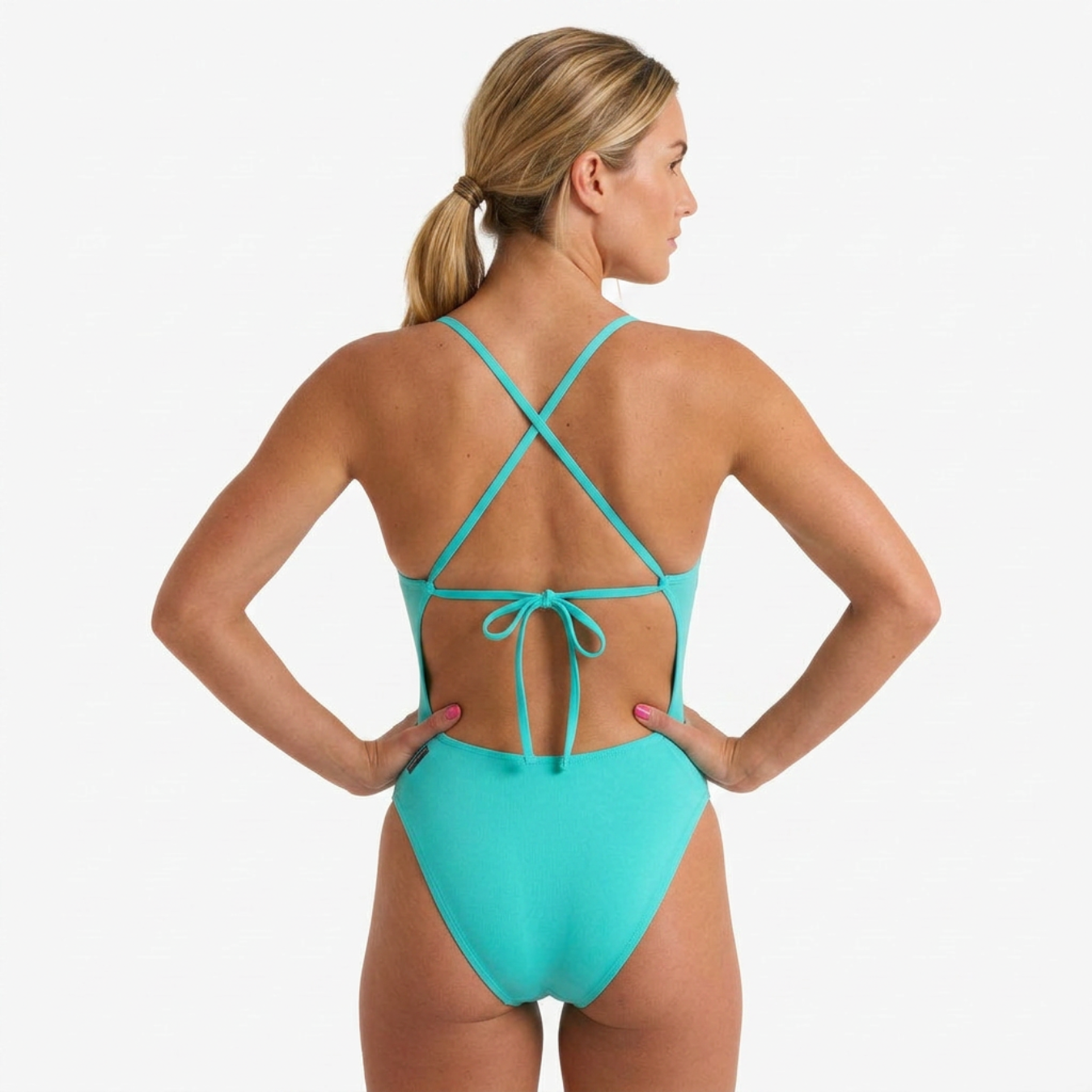 Ocean Tie-Back One-Piece Training Swimsuit by Norca