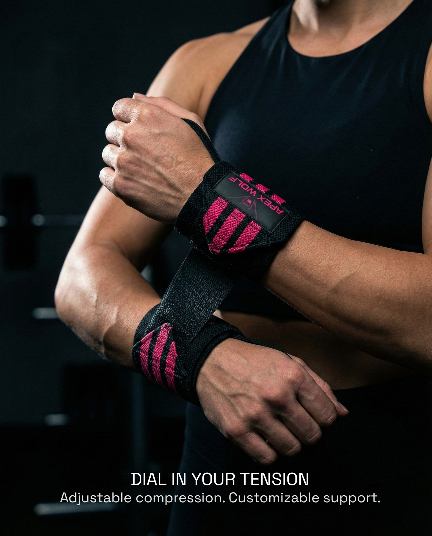 Battle Wrap Wrist Straps (Pair) - Pink