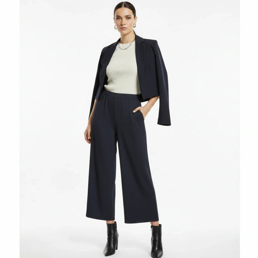 Pantalon fluide court