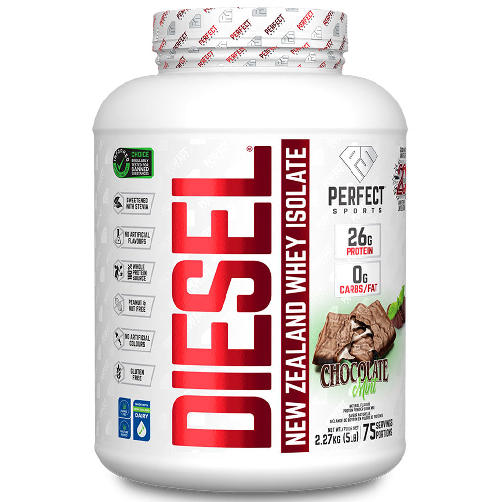 Perfect Sports DIESEL (New Zealand Whey Protein Isolate), 5lb