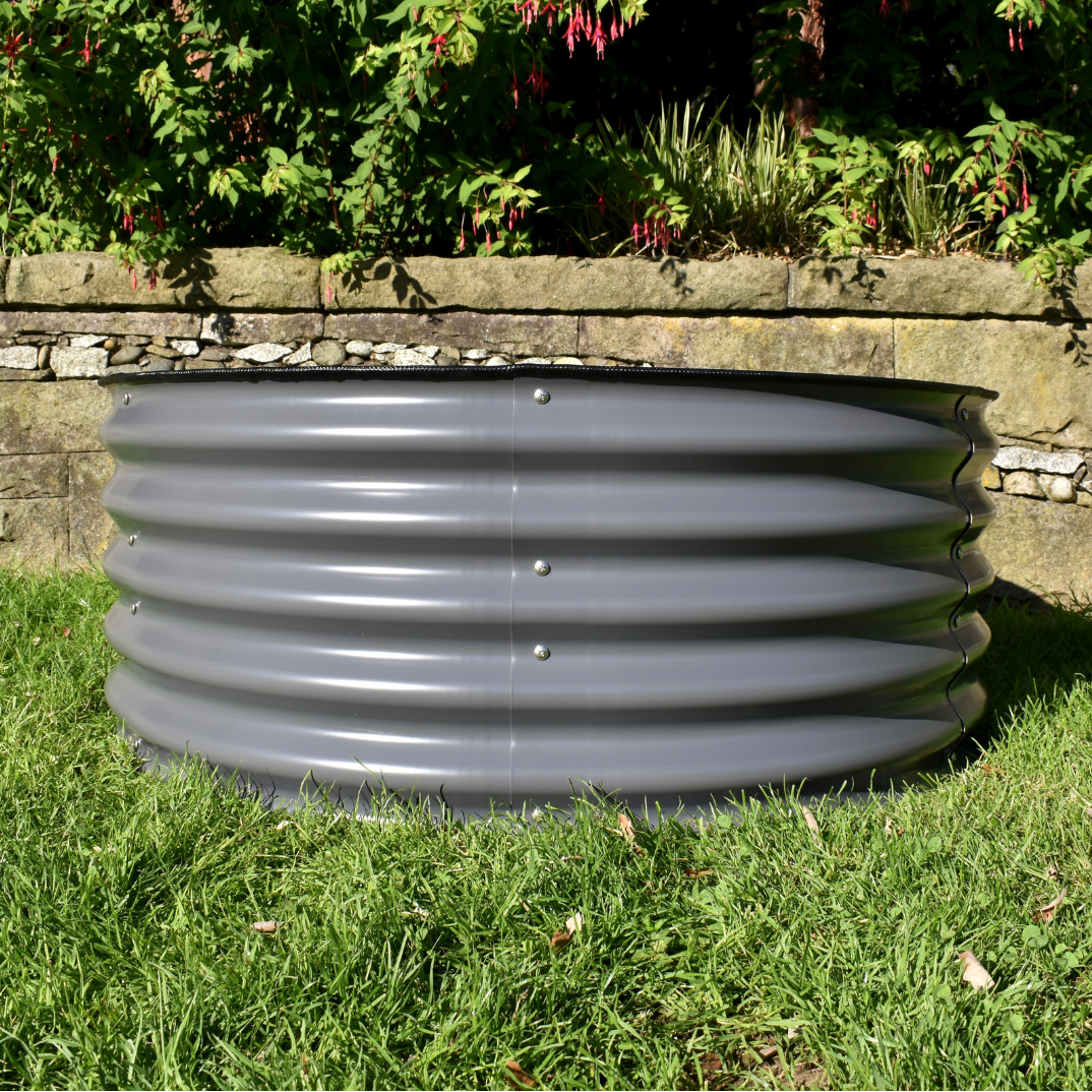 17" Tall Round Garden Bed Kit