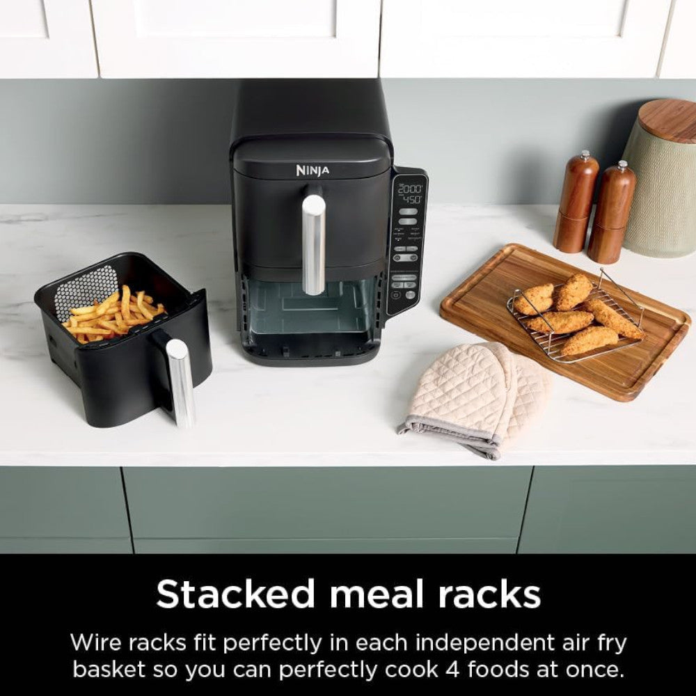NINJA SL202CCO Double Stack Air Fryer Oven - Factory serviced with Home Essentials warranty