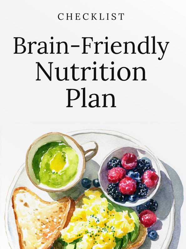 Brain Friendly Nutrition Plan - Checklist