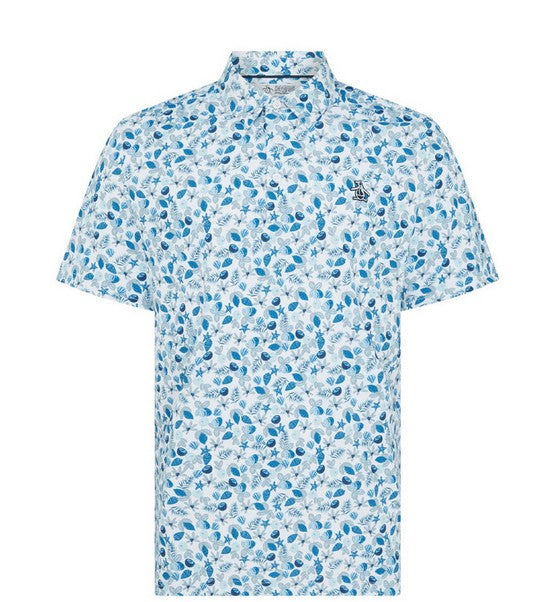 Coconut Caddy "Pete's" Print Polo    Style #OGKSF022