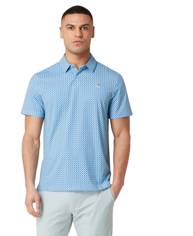 Pete's Bowtie Print Short Sleeve Polo   Style#OGKSF031