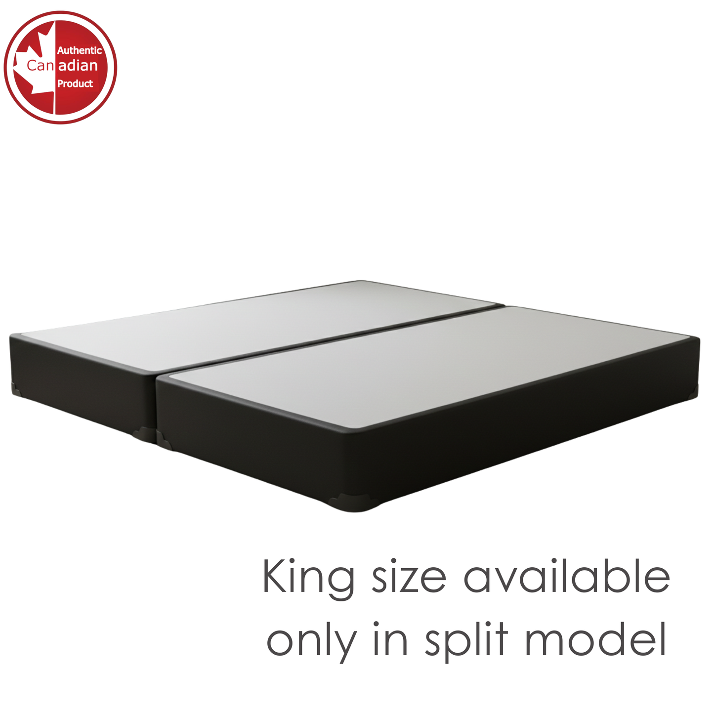 UltraFlex® Premium Solid Wood Box Spring Mattress Foundation 7" Standard - Twin, Double, Queen, King | Premium Heavy Duty Mattress Base, No Assembly Required, Compatible with All Mattress Types- Made in Canada