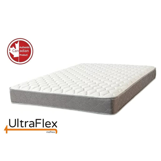 UltraFlex® ESSENCE Mattress and BoxSpring Set Orthopedic Gel Memory Foam, Natural Comfort, Balanced Support, Eco-friendly Mattress (Made in Canada)