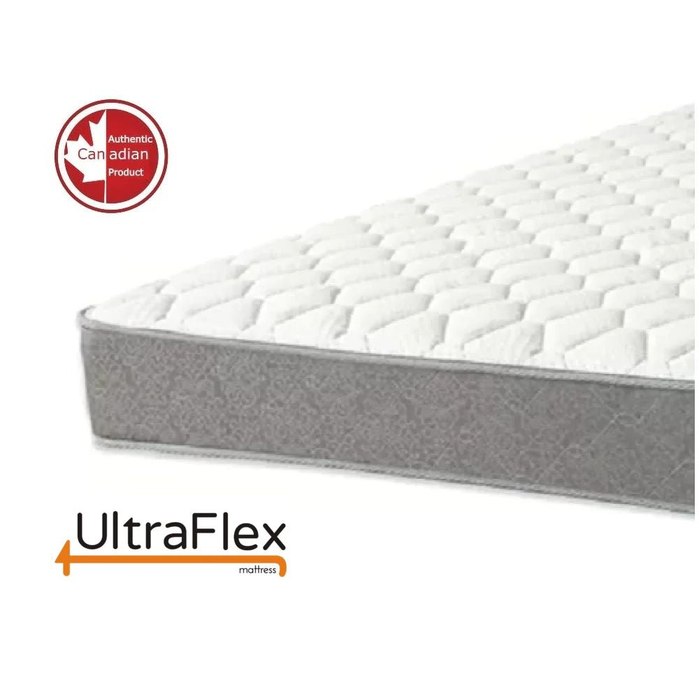 UltraFlex® ESSENCE Mattress and BoxSpring Set Orthopedic Gel Memory Foam, Natural Comfort, Balanced Support, Eco-friendly Mattress (Made in Canada)