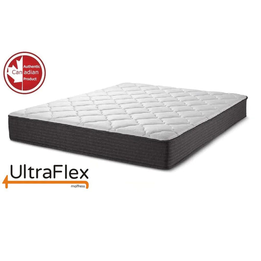 UltraFlex® INSPIRE Mattress and BoxSpring Set Orthopedic Luxury Gel Memory Foam, Optimal Comfort, Breathable, Eco-friendly Mattress (Made in Canada)