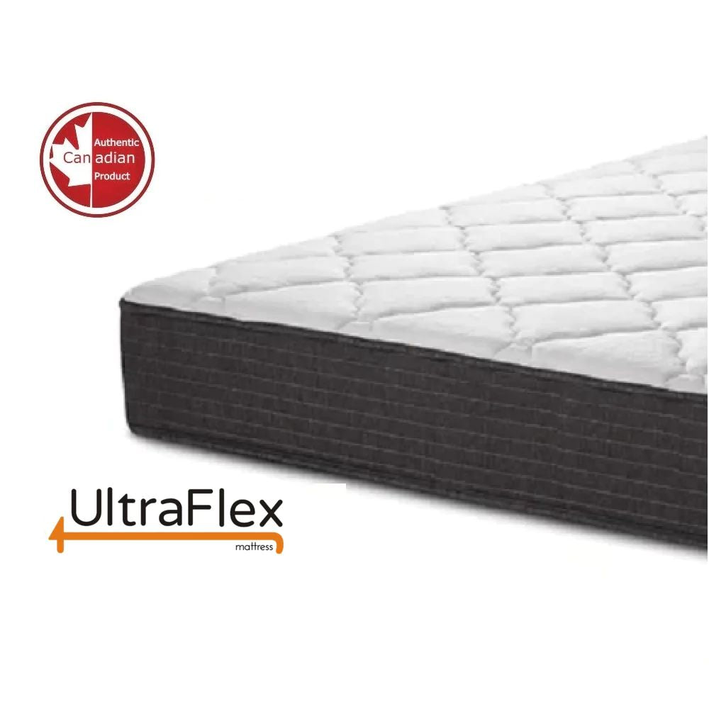 UltraFlex® INSPIRE Mattress and BoxSpring Set Orthopedic Luxury Gel Memory Foam, Optimal Comfort, Breathable, Eco-friendly Mattress (Made in Canada)