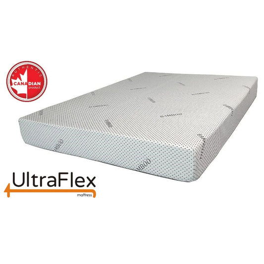 UltraFlex® LEISURE Mattress and BoxSpring Set Orthopedic, Smart Gel Memory Foam, Eco-friendly Mattress (Made in Canada)