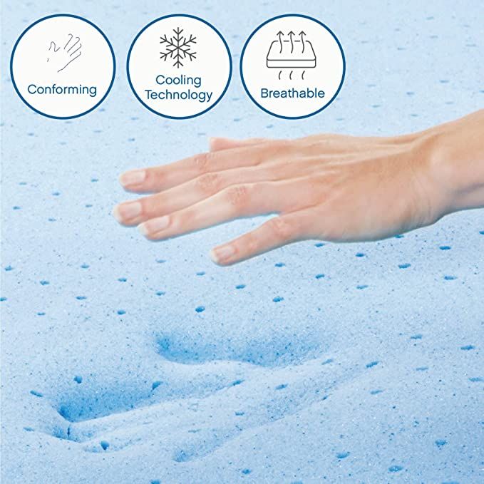 UltraFlex® SERENITY Mattress and BoxSpring Set Orthopedic, Premium Smart Gel Infused Memory Foam, Eco-friendly Mattress (Made in Canada)