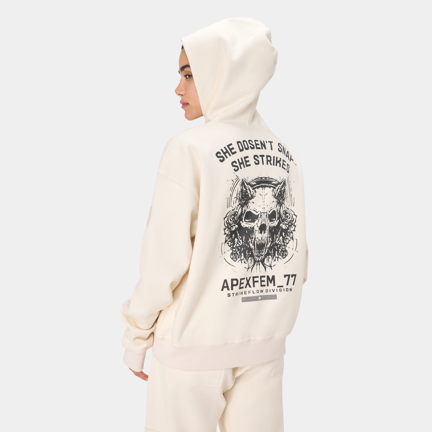 VOLTFEM_77 HOODIE — TACTICAL BEIGE