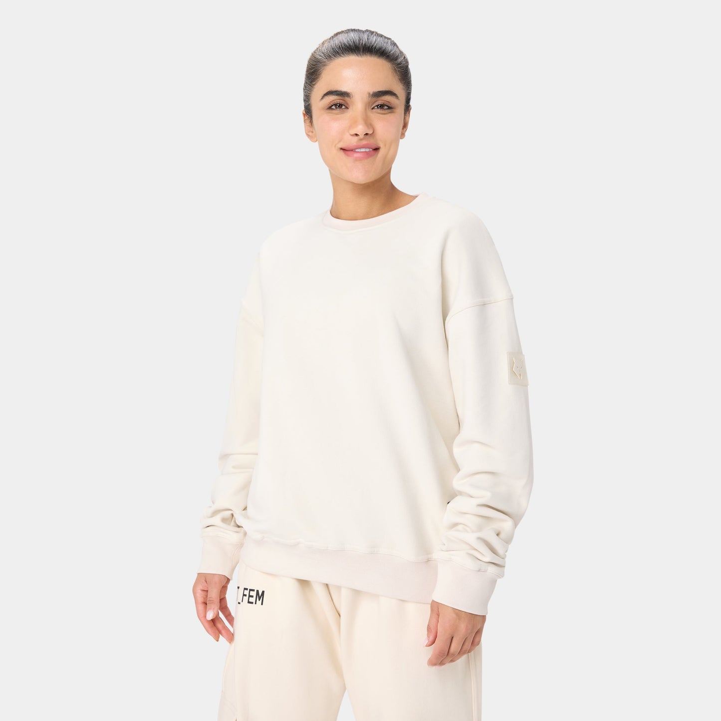 WOLFSTATE_99 CREWNECK — TACTICAL BEIGE