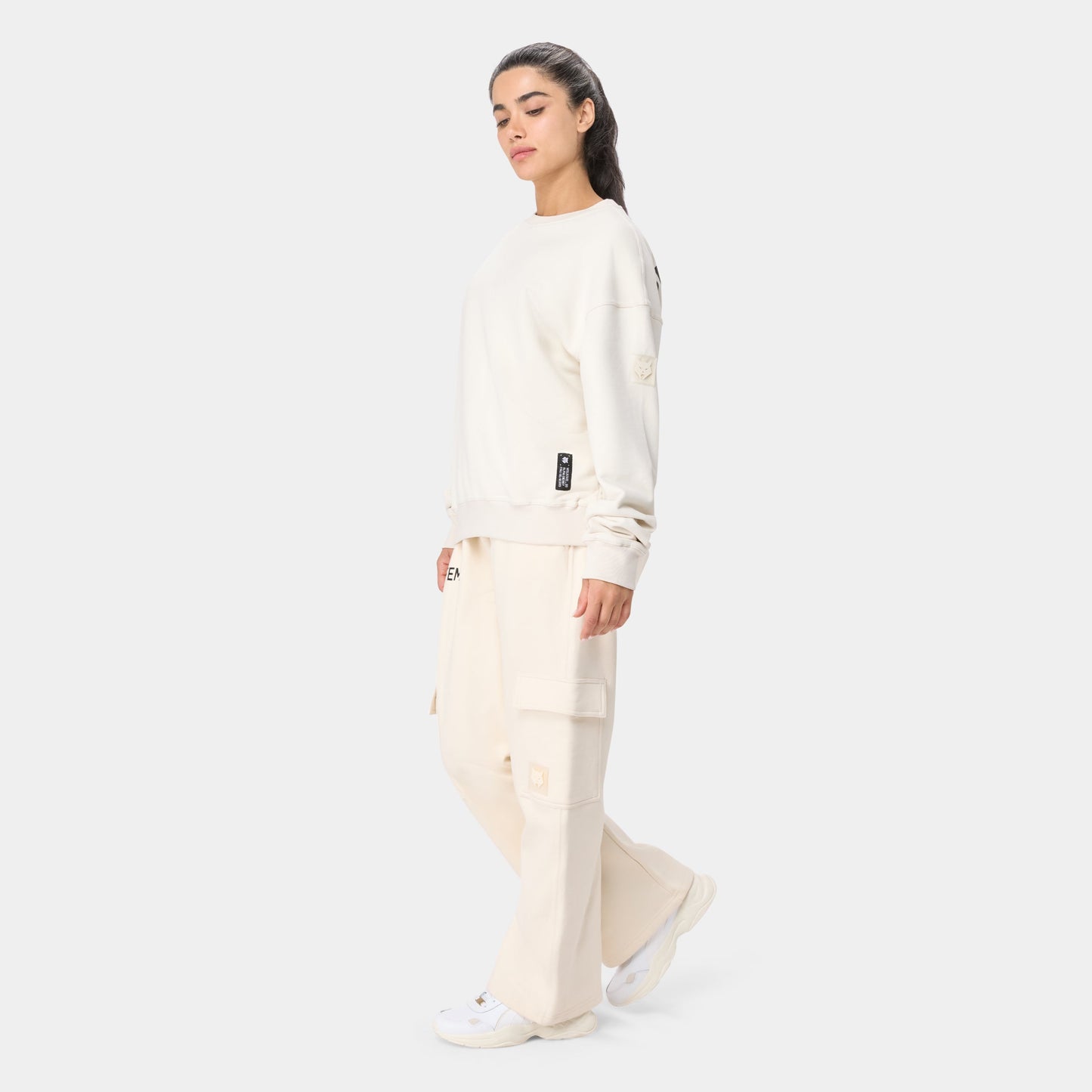 WOLFSTATE_99 CREWNECK — TACTICAL BEIGE