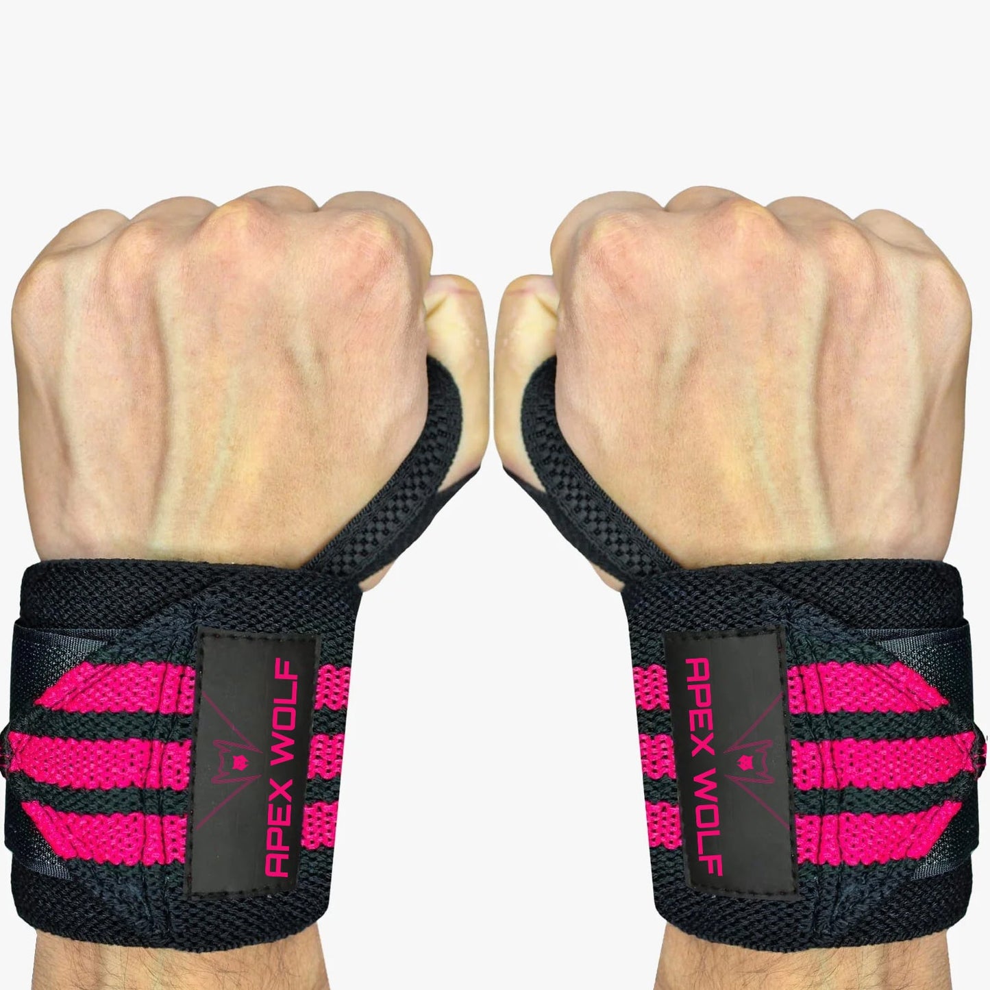 Battle Wrap Wrist Straps (Pair) - Pink