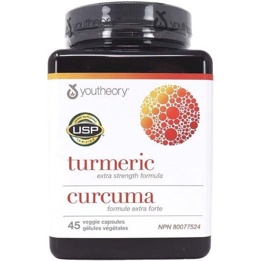 Youtheory TURMERIC, 45 VCaps