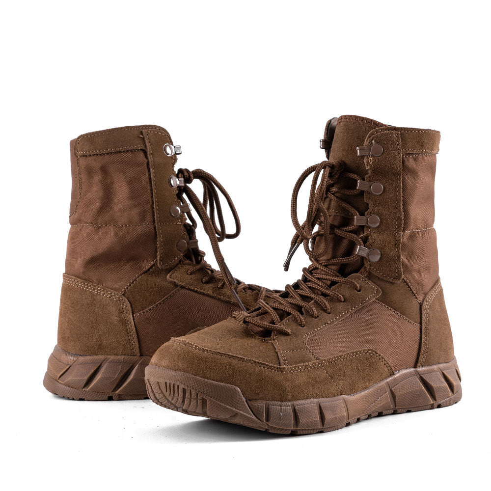 Men’s Outdoor Tactical Combat Boots – Waterproof Hiking & Work Boots with Ankle Support