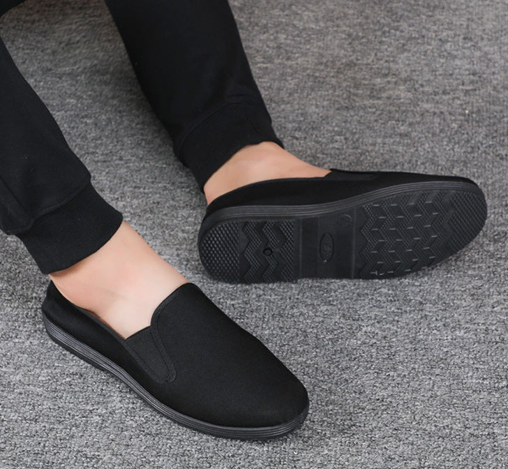 Men's Warm Velvet-Lined Cotton Casual Shoes