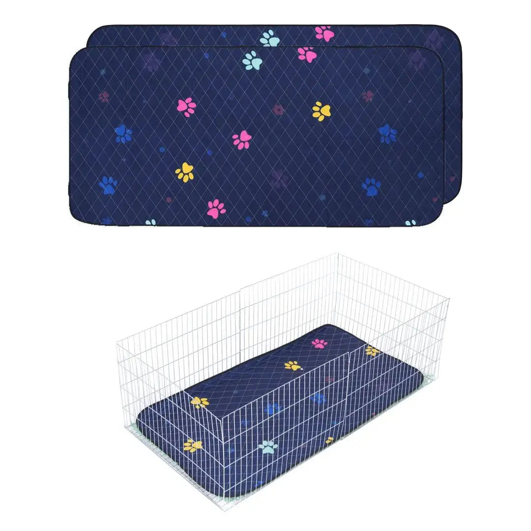 Rabbit & Guinea Pig Cage Liner for MidWest & C&C 2x4 Cages, Washable, Leakproof, Fast Dry
