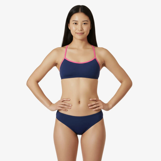 Cobalt Tie-Back Bikini Top by Norca