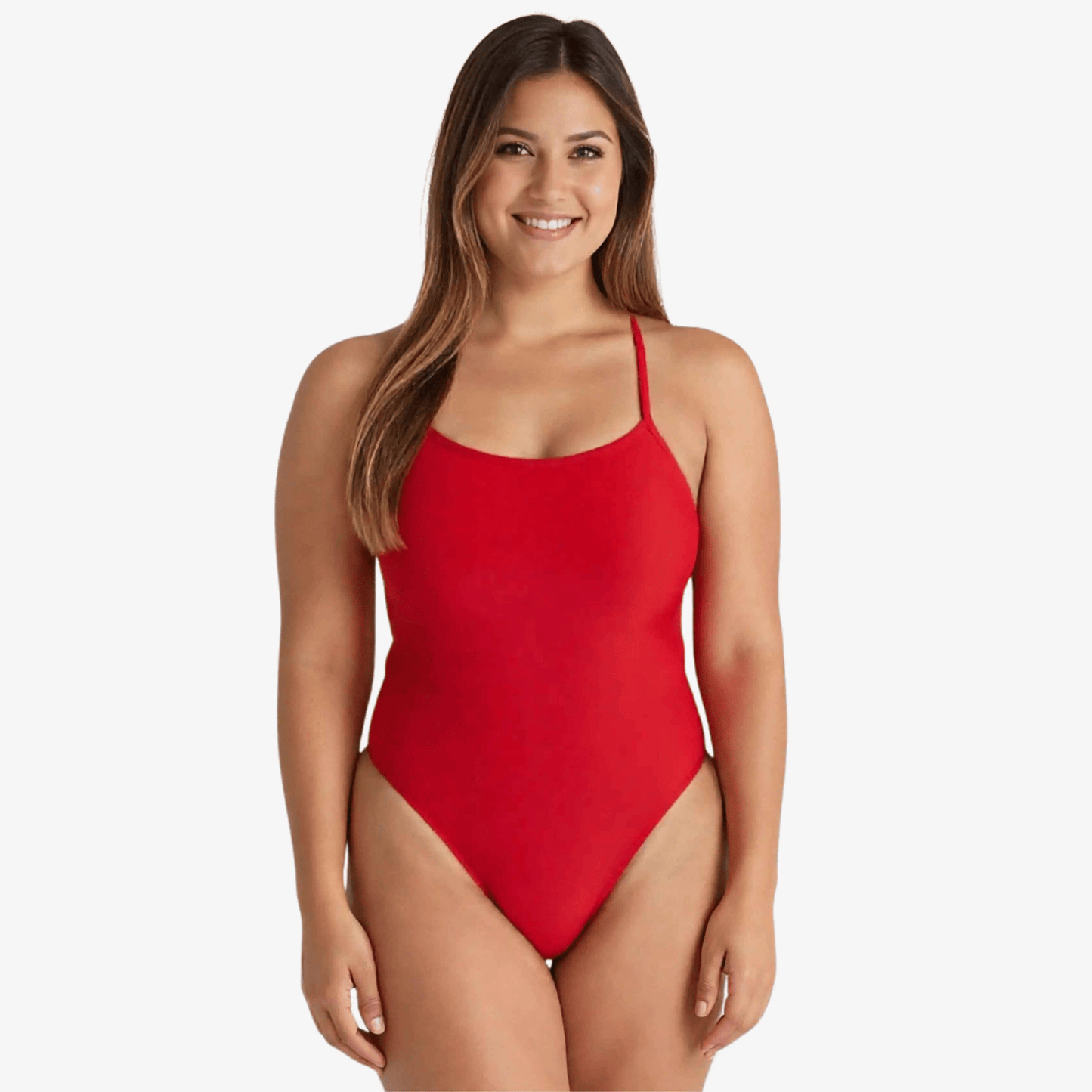 Crimson X-Back One-Piece Training Swimsuit by Norca