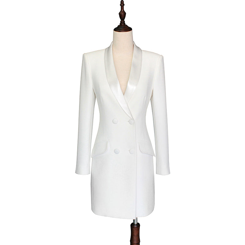 Women’s Fashion Coat and Skirt Set – Elegant Matching Suit Outfit