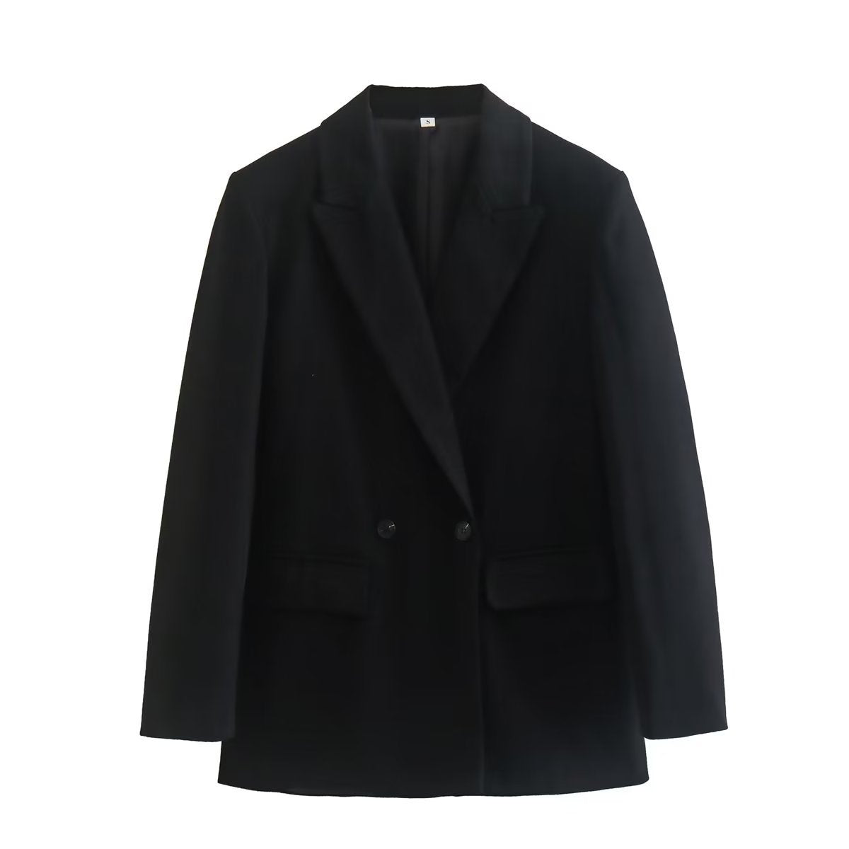 Women’s Two-Button Blazer – Elegant Street Style Tailored Jacket for Casual & Workwear