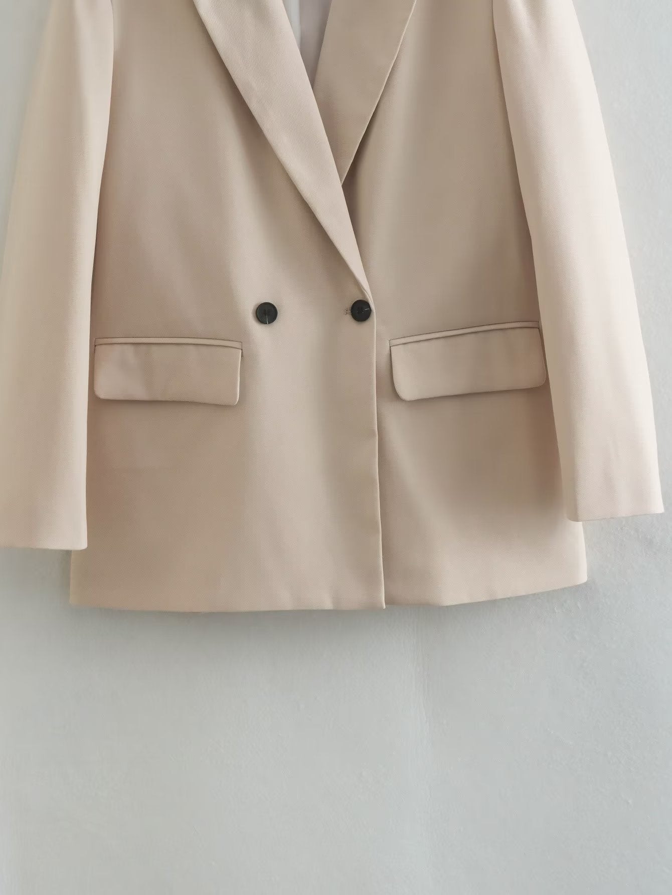 Women’s Two-Button Blazer – Elegant Street Style Tailored Jacket for Casual & Workwear